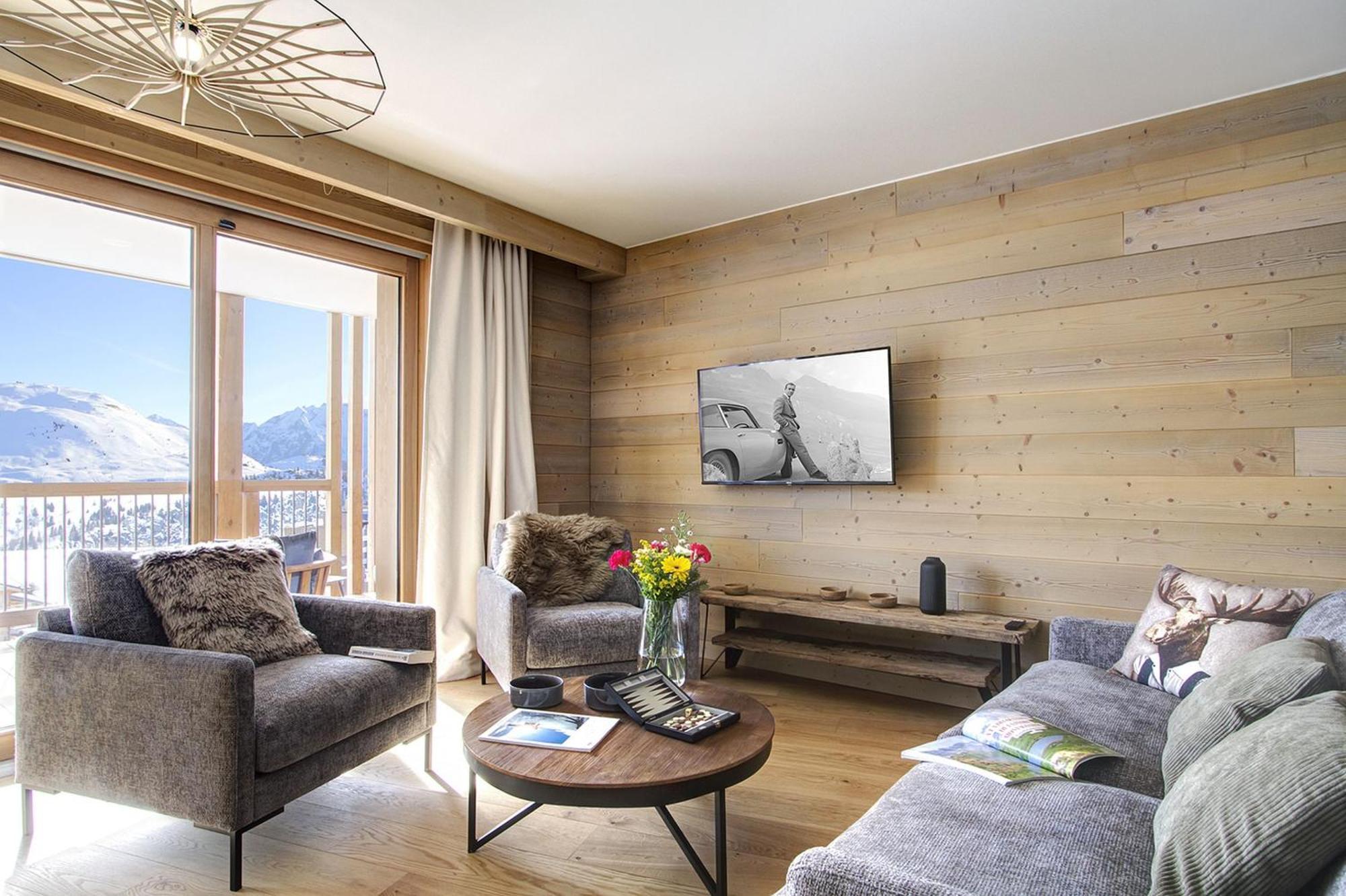 Residence Phoenix A By Leavetown Vacations Alpe d'Huez Ruang foto