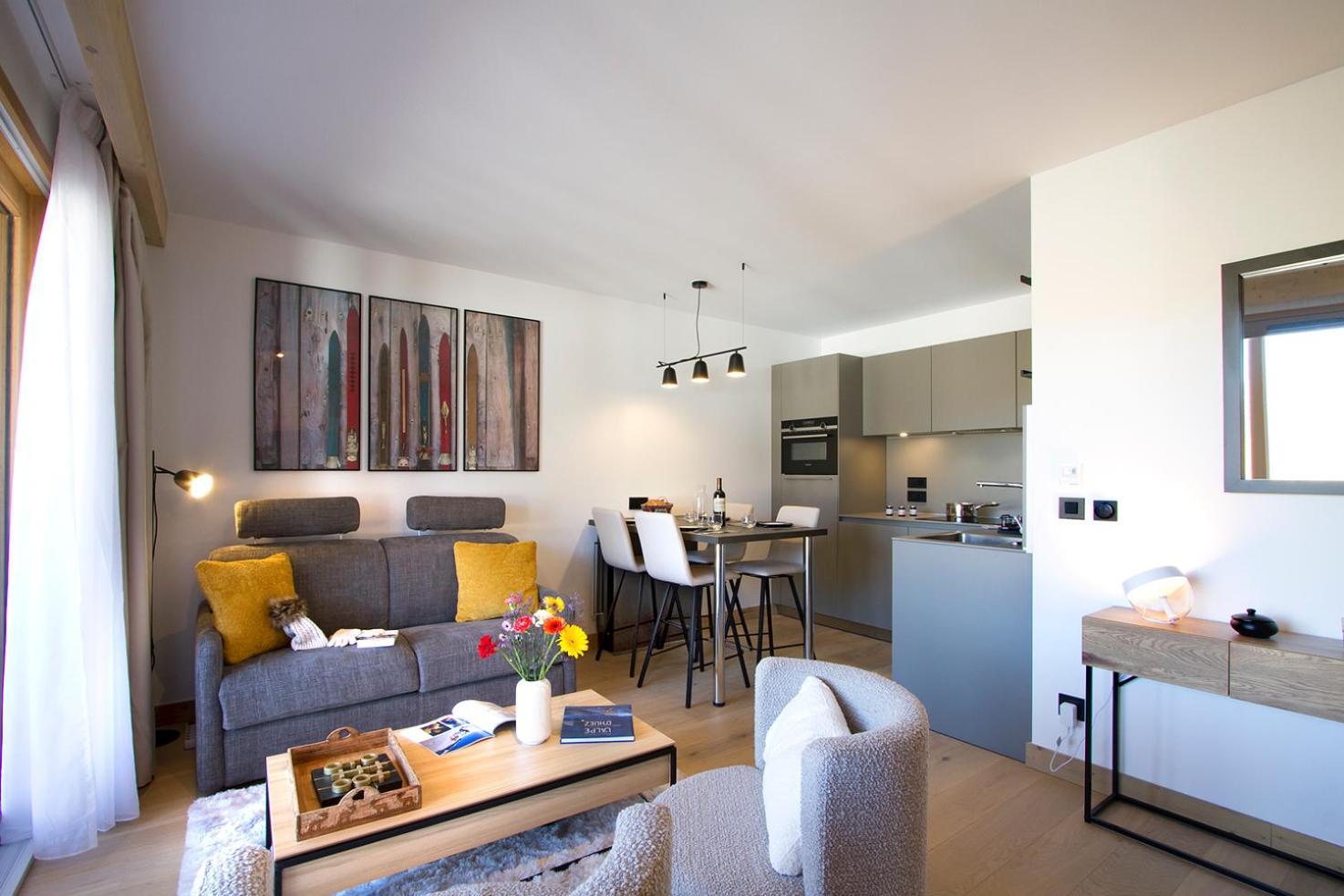 Residence Phoenix A By Leavetown Vacations Alpe d'Huez Ruang foto